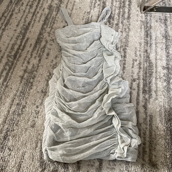 Silver Bodycon Dress - Picture 1 of 2